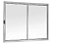 Janela 100x100 - 2 Folhas Sem Grade - Aluminio Branco - Imagem 2