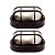 Kit 2 Luminárias Tartaruga Chapa 60W Bivolt Preto Iluminação - Imagem 2