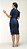Vestido de Brilho Azul (Jeans) Ref 15095 - Imagem 5