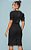Vestido de Brilho Preto Ref 15095 - Imagem 9