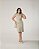 Vestido de Cinto Bege Ref 15104B - Imagem 3