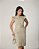 Vestido de Cinto Bege Ref 15104B - Imagem 1
