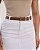 Saia Longuete Bolso Faca Branca com Cinto Ref 3099B - Imagem 4