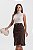 Saia Evasê Bolso Marrom Ref 15149MR - Imagem 1