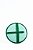 Bucha vegetal verde oval com pendurador - Imagem 2