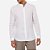 Camisa Manga Longa Calvin Klein Linho Gola Padre CM3PW03CS757 - Imagem 1