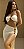 Conjunto de saia e croped com pedra marrom - M - Imagem 1