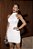 Vestido com strass na gola - Imagem 1