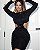 Vestido lurex manga longa - Imagem 1