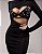 Vestido manga longa com top bordado - Imagem 1