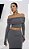 Conjunto saia midi com blusa ombro - Imagem 3