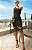 Vestido ombro com fivela dourada e franja - Imagem 3