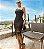 Vestido ombro com fivela dourada e franja - Imagem 4