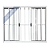 Janela Vitro 4 Folhas Alumínio Brilhante Modular com Grade - Imagem 2