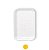 BANDEJA ISOPOR RASA B02 DARNEL (02SE-BR) 210X146X15 C/200un - Imagem 1