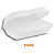 LANCHEIRA ISOPOR (TH-05 TOTALPLAST) PCT C/100un - Imagem 1