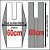 SACOLA BRANCA REFORÇADA (TIPO A) (60X80) PCT C/ 5kg VALBAGS - Imagem 1
