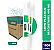 COPO DESC. 400ml PS TRANSP. (FONPLAST) PCT C/50un - Imagem 1