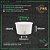 POTE PAPEL BRANCO 450ml (12oz WHITE BOWL) PCT C/ 25 (FNS) - Imagem 1