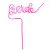 Canudo Bride Pink para Despedida de Solteira - Imagem 2