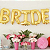Balão BRIDE Para Despedida de Solteira Dourado - Imagem 1
