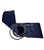 Braçadeira Mapa Adulto Nylon com manguito e argola 24-32cm. - Imagem 1