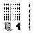 Kit 10 Haste Industrial 1m 25x25 com Suporte Cerca Elétrica - Imagem 1