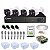 Kit 4 Câmeras + DVR 4 Canais 2 Megas com HD 500GB JL Protec - Imagem 1