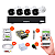 Kit 4 Câmeras + DVR 4 Canais 1 Mega com HD 500GB Intelbras - Imagem 1