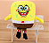 Pelúcia Bob Esponja 20 cm - Imagem 2