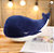 Pelúcia animal marinho Baleia Azul 25 cm - Imagem 1