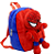 Mochila desenho animado Homem Aranha 3D Spiderman - Imagem 1