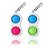 CHAVEIRO SIMPLE DIMPLE POP IT FIDGET TOY - Imagem 1