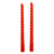Kit com 2 velas espiral na cor vermelha - Imagem 1