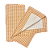 Guardanapo de tecido xadrez laranja - Imagem 1
