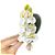Porta-guardanapo galho mini orquídeas brancas - Imagem 1