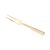 Kit com 4 garfos aperitivos inox dourado - Imagem 3