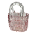 Vaso vidro bolsa - rosa - Imagem 1