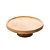 Mini prato bolo em bambu com pé - Imagem 2