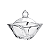 Pote cristal com tampa - Imagem 1