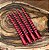 Kit com 4 velas espiral vinho metalizada - Imagem 2