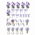 Adesivo para louças - Lavanda - Imagem 1