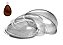 Forma Silicone Ovo De Pascoa 3 Parte P/ 500gr Com Silicone - Imagem 1