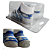 Blister + Expositor P/ Sapatinho Meia Infantil R/n 50 Pares - Imagem 2