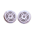 Par de Alto Falante Hurricane 6 1/2" Branco MR 65.2 250 W RMS - Imagem 1