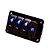 Painel Retangular Preto Led Cor Azul USB Plug - Visor Digital 3 Botões - Imagem 1