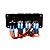 Painel Retangular Preto Led Cor Azul USB Plug - Visor Digital 3 Botões - Imagem 2