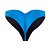CALCINHA EMPINA BUMBUM DUPLA FACE - AZUL E PRETO - Imagem 3