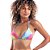 TOP CORTININHA DUPLA FACE- TIE DYE COM AZUL - Imagem 1