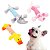 Kit 3 Pelúcias para Cães Mordedor Pet Trio Plump Brinquedo Cachorro - Imagem 1